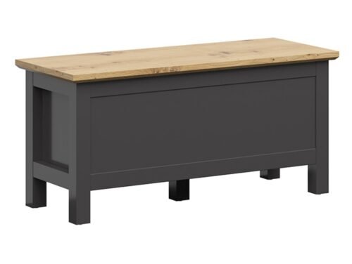 HESEN trunk 100 cm graphite/craft oak