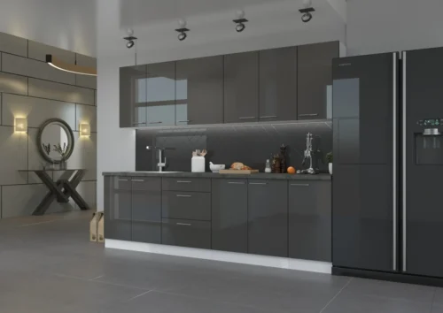 Kitchen set, kitchen 260 cm Lara Grey