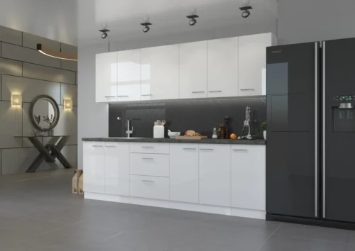 Kitchen set, kitchen 260 cm Lara White