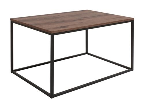 AROZ bench on metal frame, 100 cm, monastery oak/black