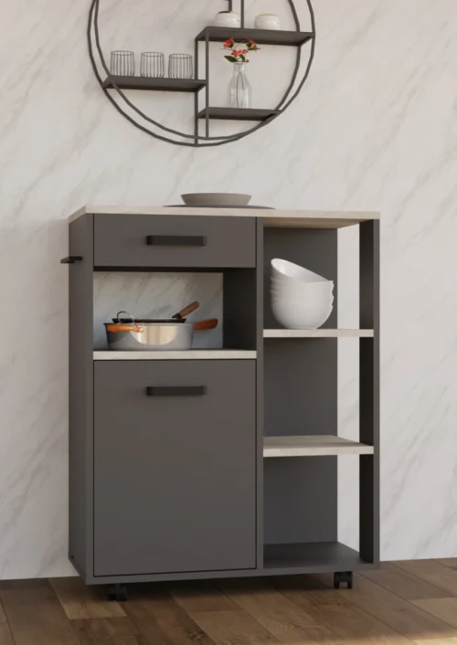 Kitchen helper kitchen buffet on wheels Linda