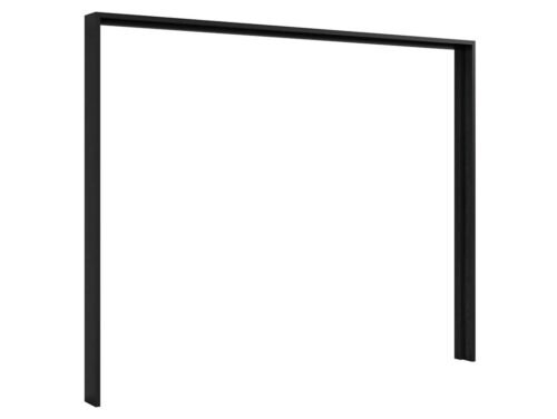 KASSEL sliding wardrobes, 270 cm, black oak, finishing strip