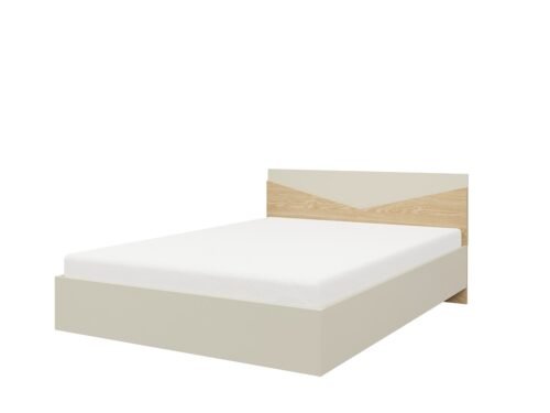 Bed 160 Atson oak/grey beige ADRK