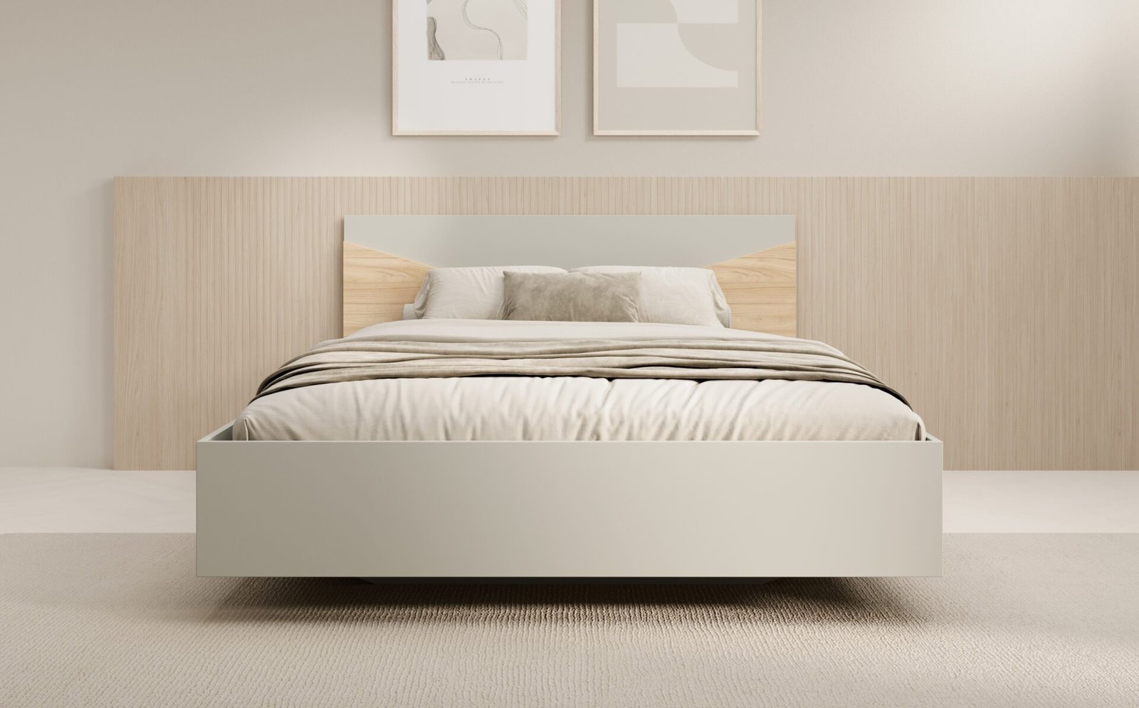 Bed 160 Atson oak/grey beige ADRK - Image 3