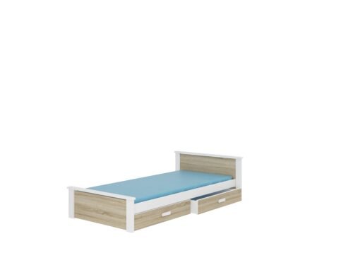ALDEX bed 180×80 white/Sonoma ADRK