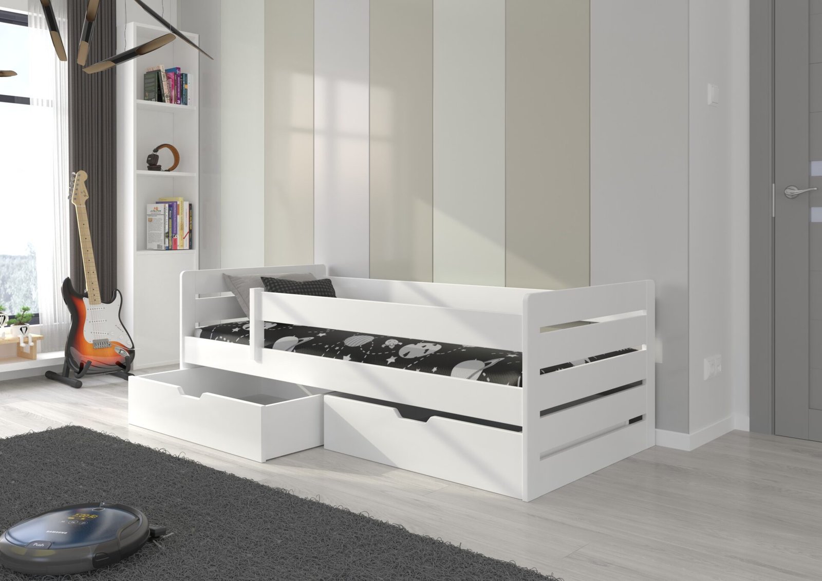 BEMMA bed 180x80 white ADRK - Image 2