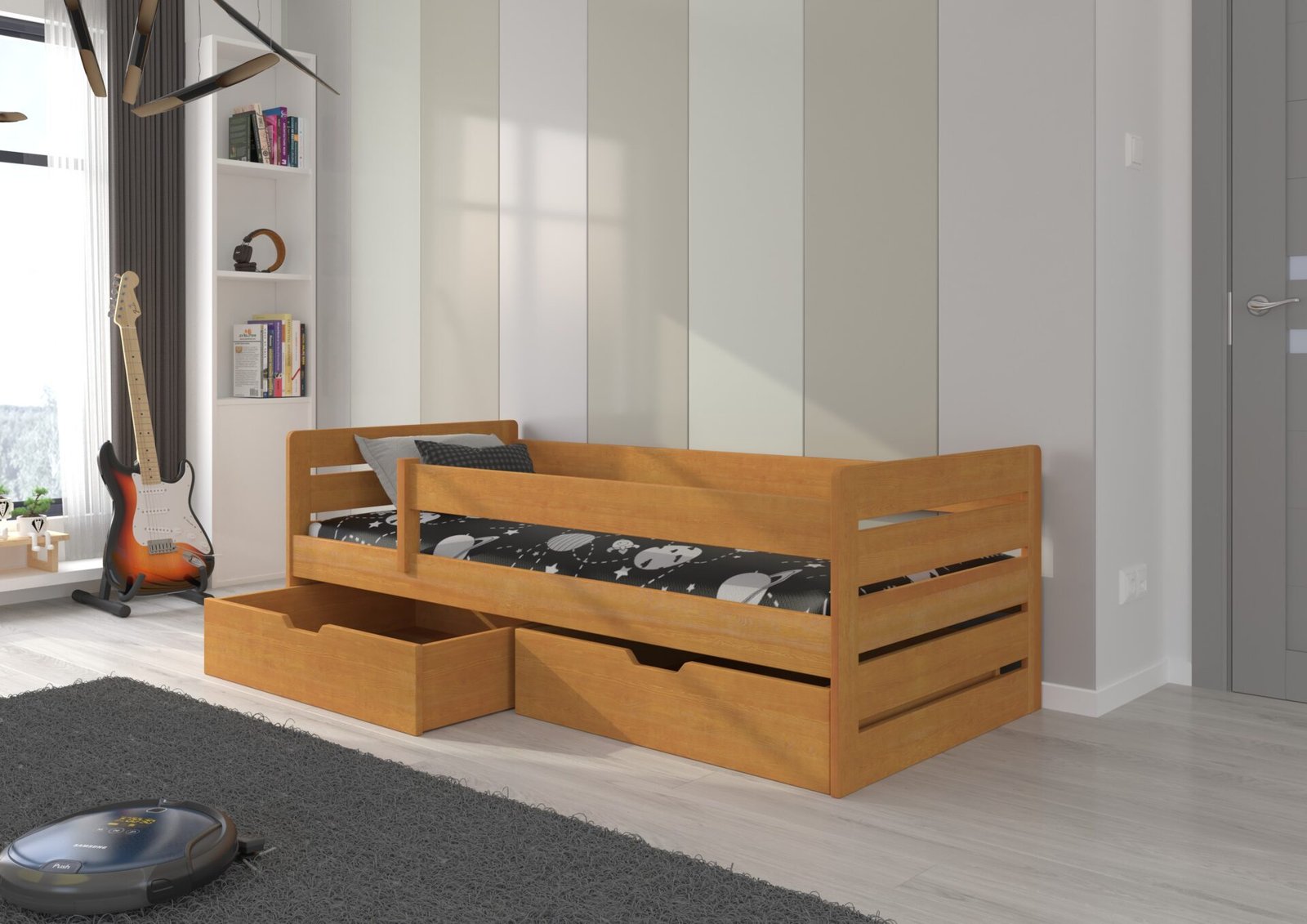 BEMMA bed 180x80 alder ADRK - Image 2