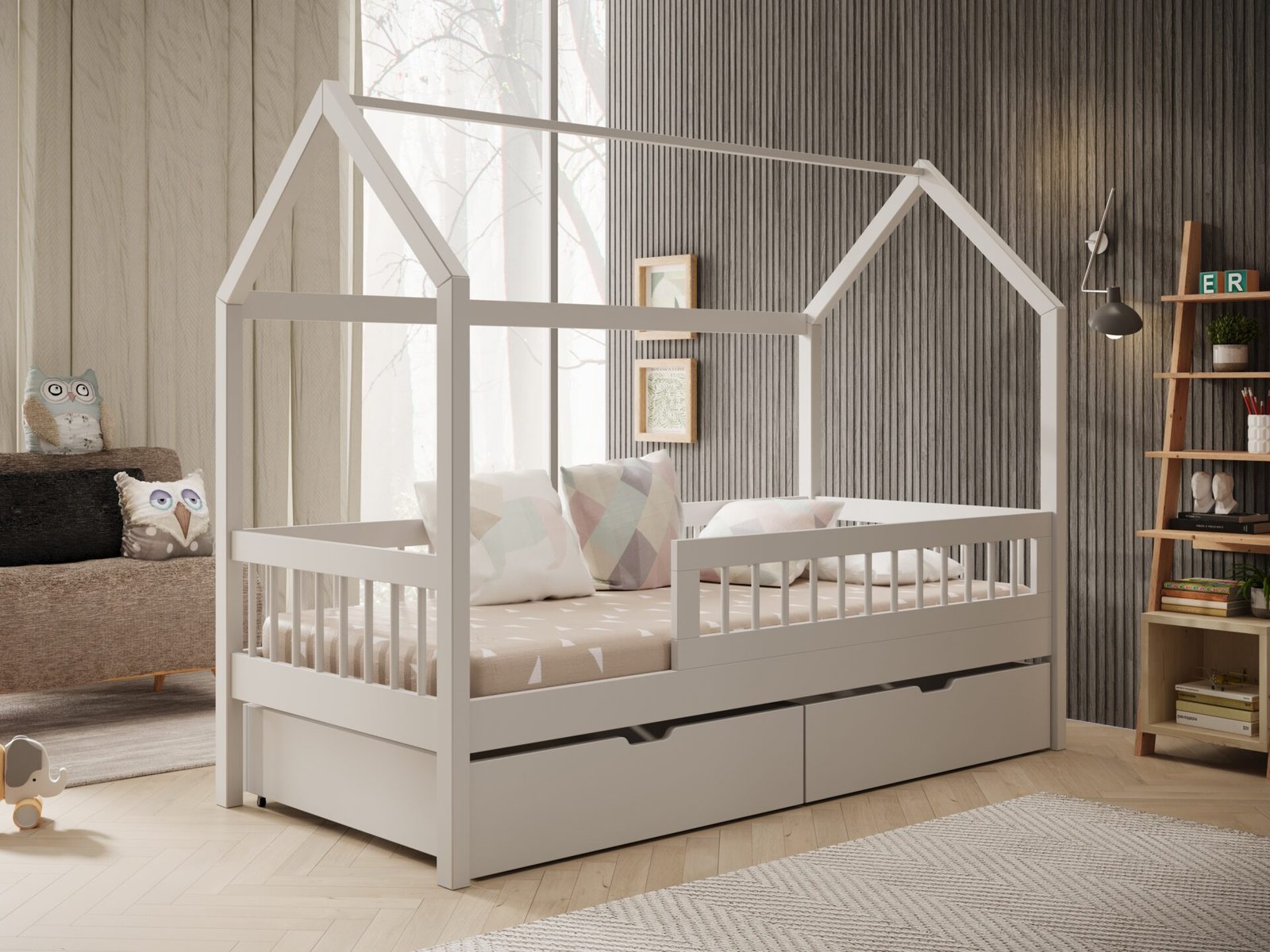 Bed "Cottage Galicia White ADRK" - Image 2