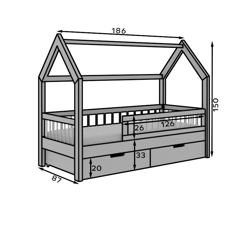 Bed hut "Galicia Gray ADRK" - Image 4