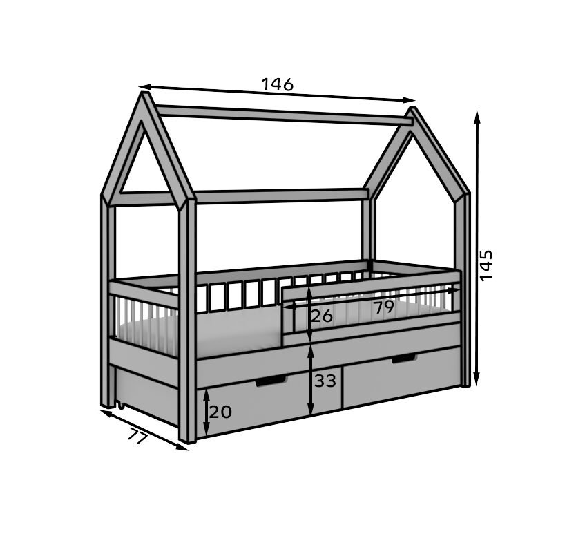 Bed hut "Galicia Gray ADRK" - Image 4