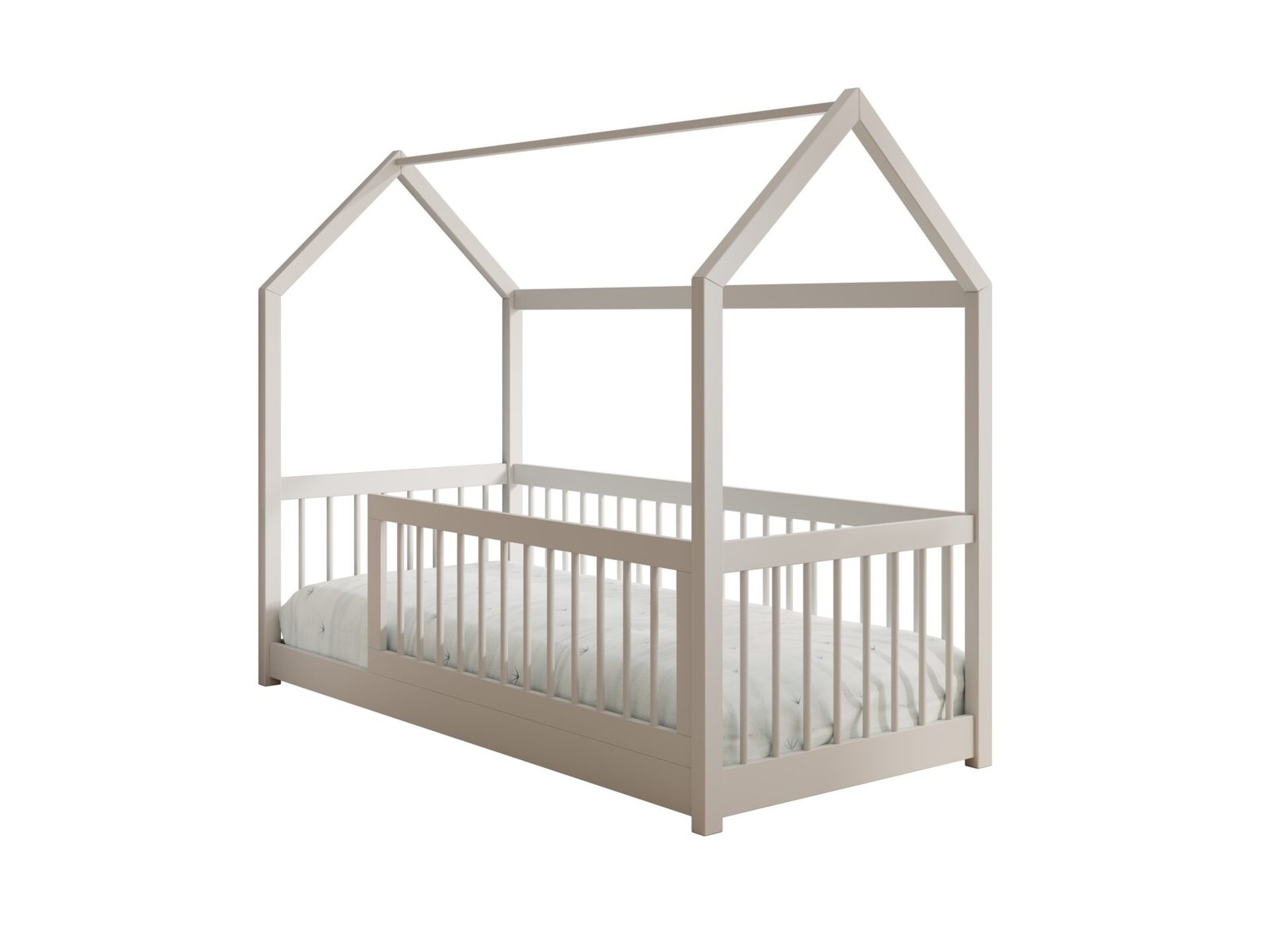 Graja House bed with mattress, white, ADRK