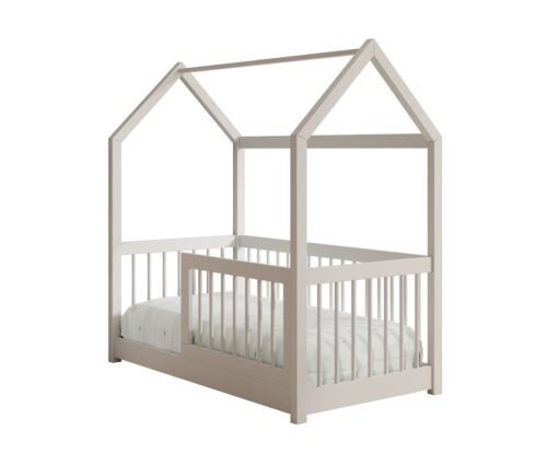 Graja House bed with mattress, white, ADRK