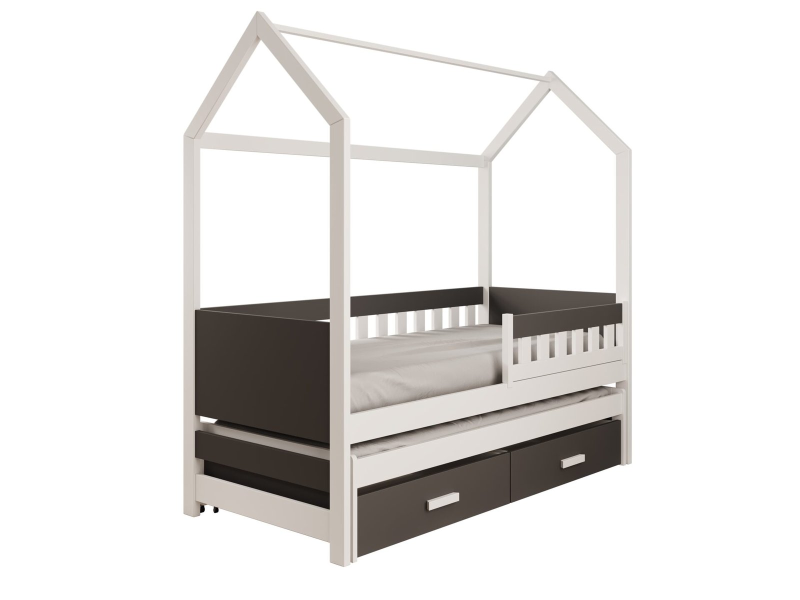 Jasper white/anthracite ADRK cabin bed