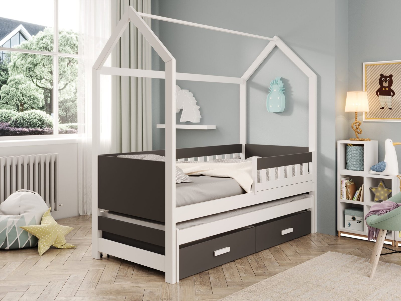 Jasper white/anthracite ADRK cabin bed - Image 2
