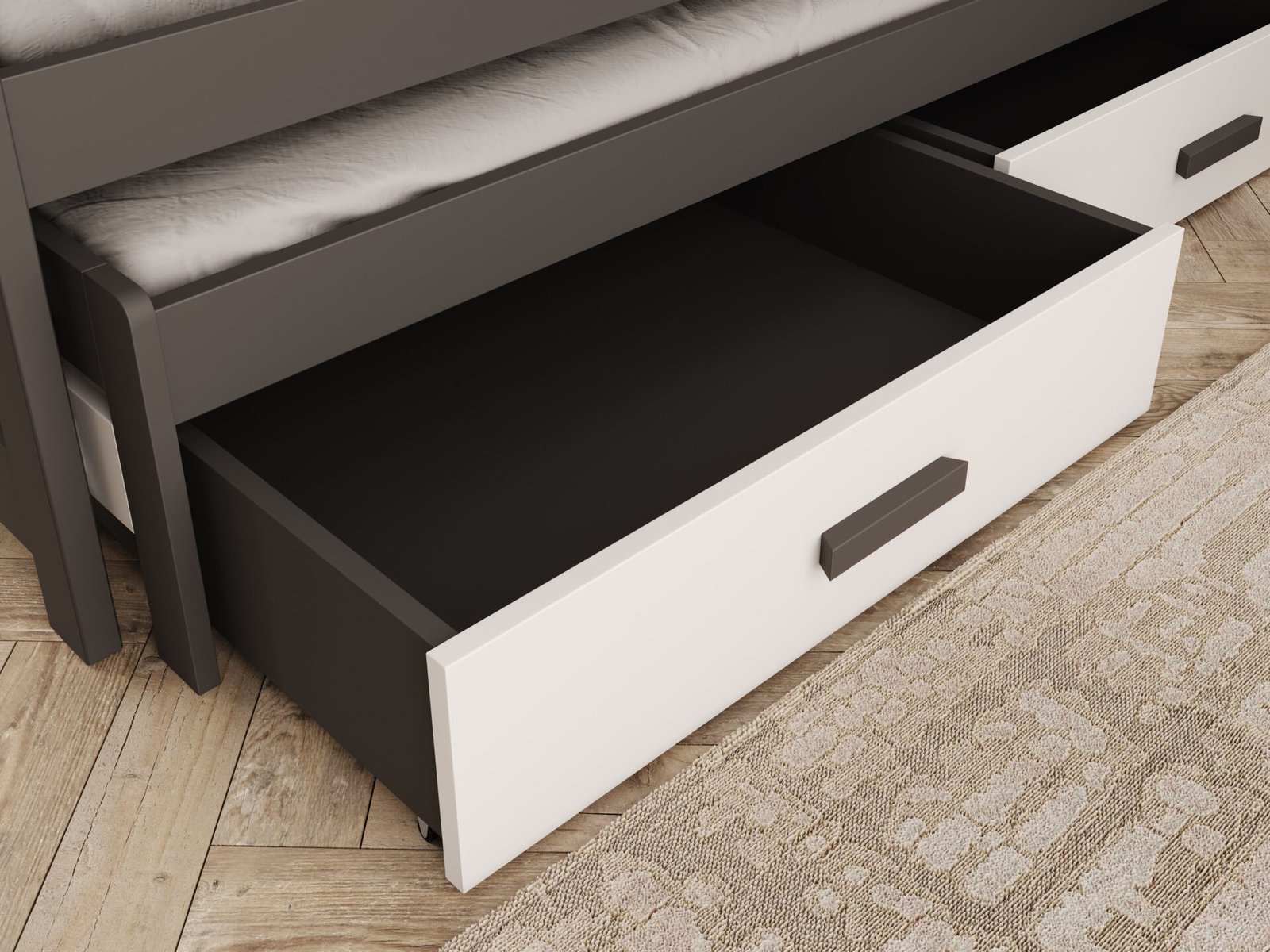 Jasper Cottage bed with graphite/white ADRK mattress - Image 3