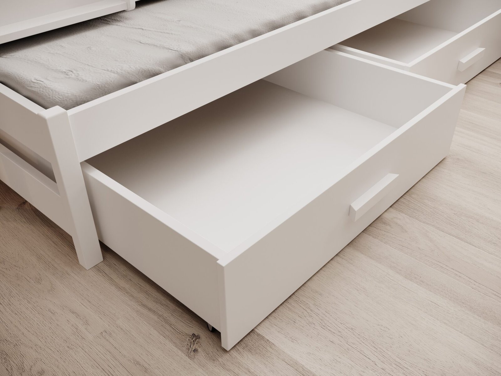 Children's bed for 3 people Leia 200x90 white ADRK - Image 3