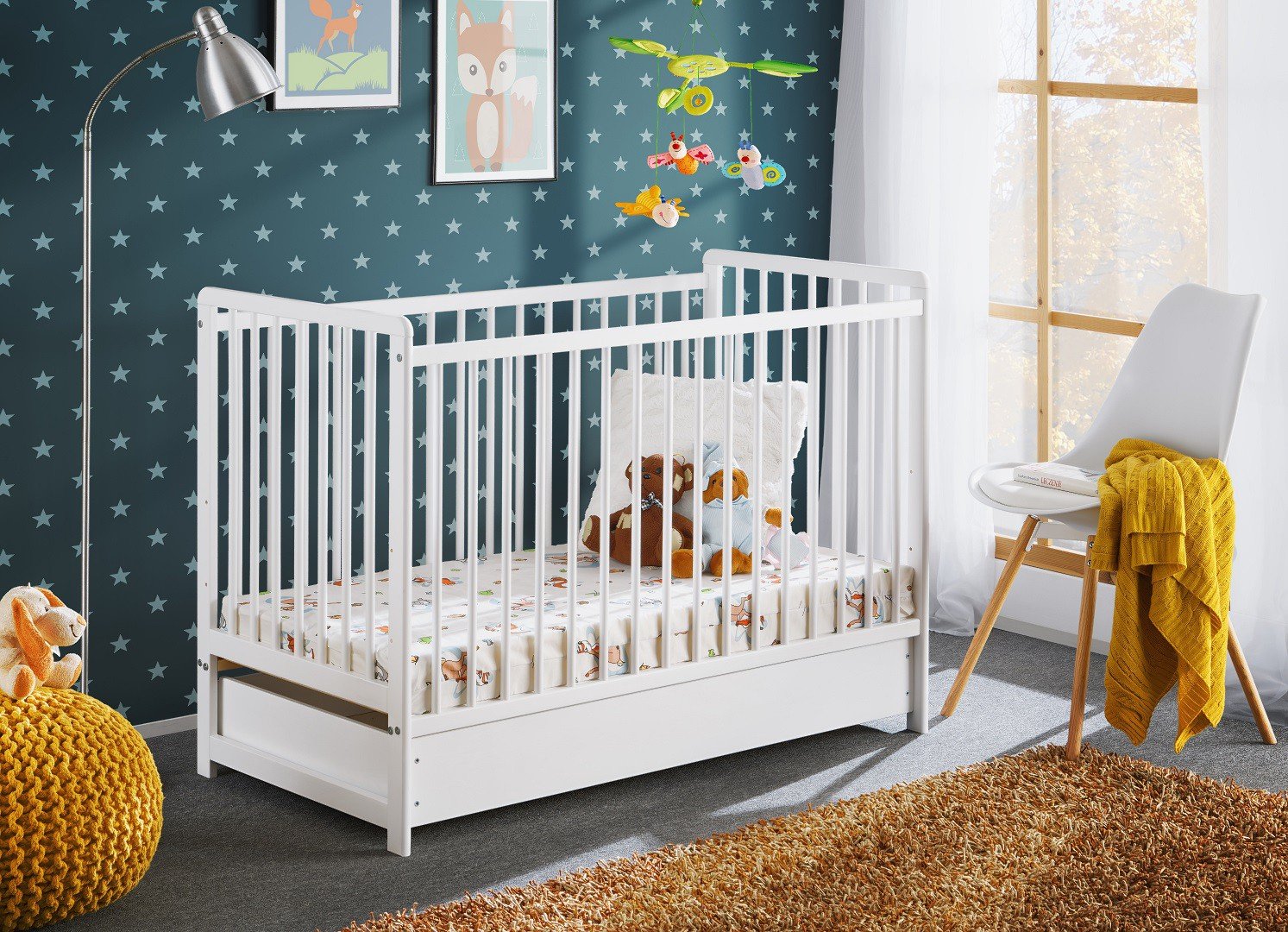 Cypi II Plus children's bed with ASM mattress