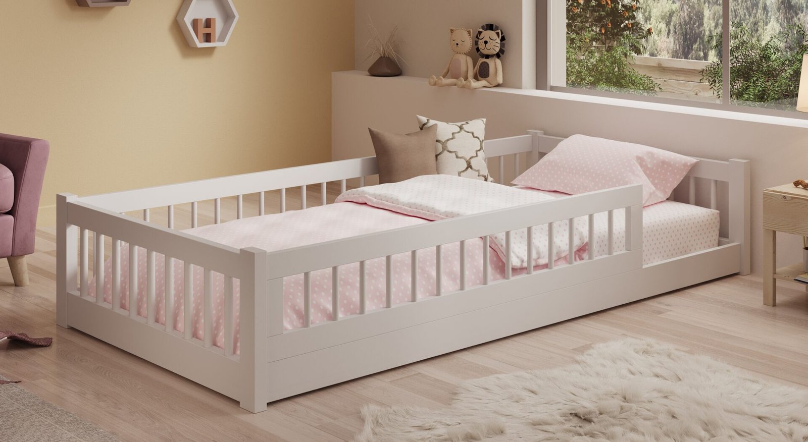 Dori children's bed, white, ADRK - Image 2