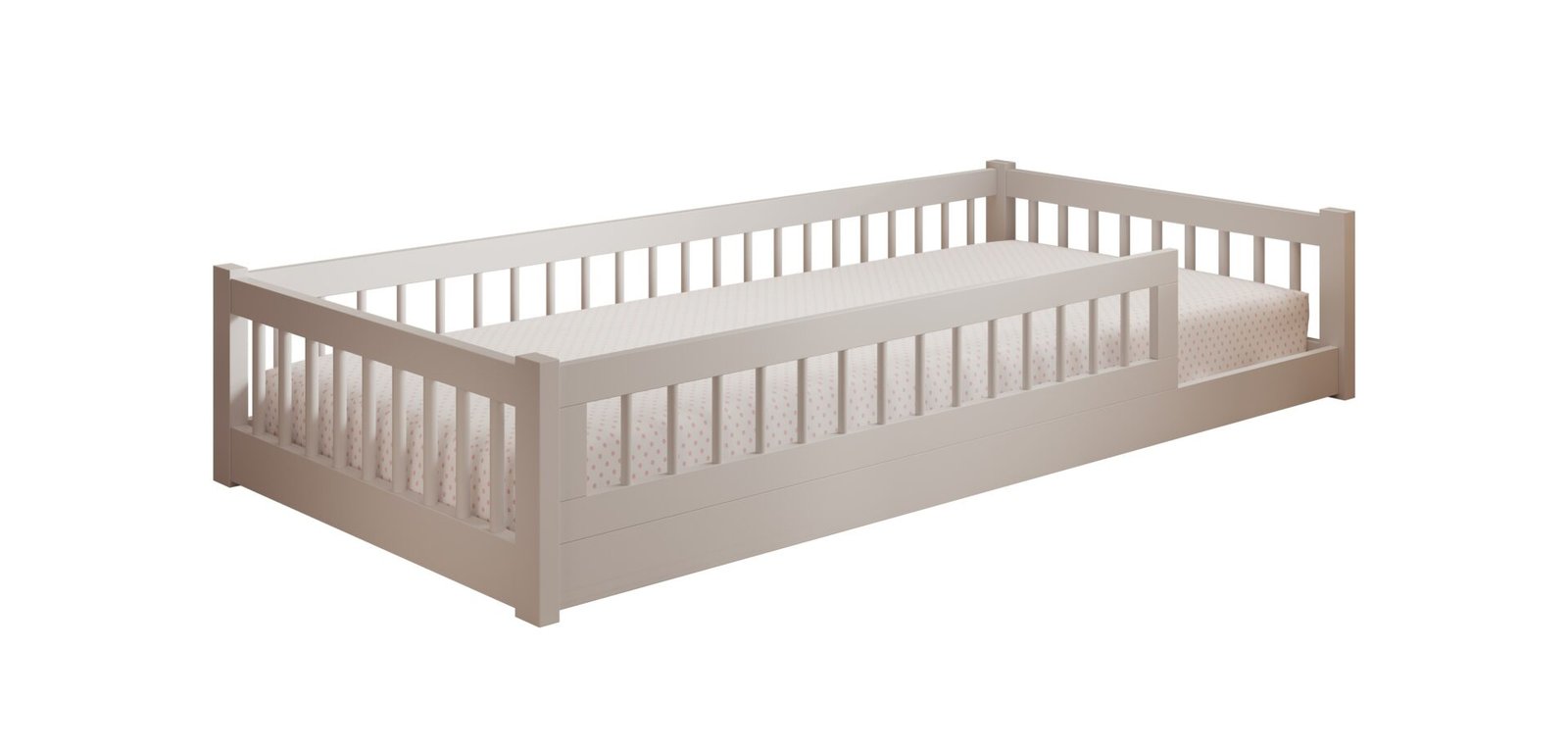 Dori children's bed with mattress, white, ADRK