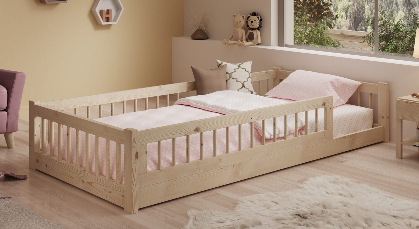 Dori children's bed with ADRK pine mattress - Image 2