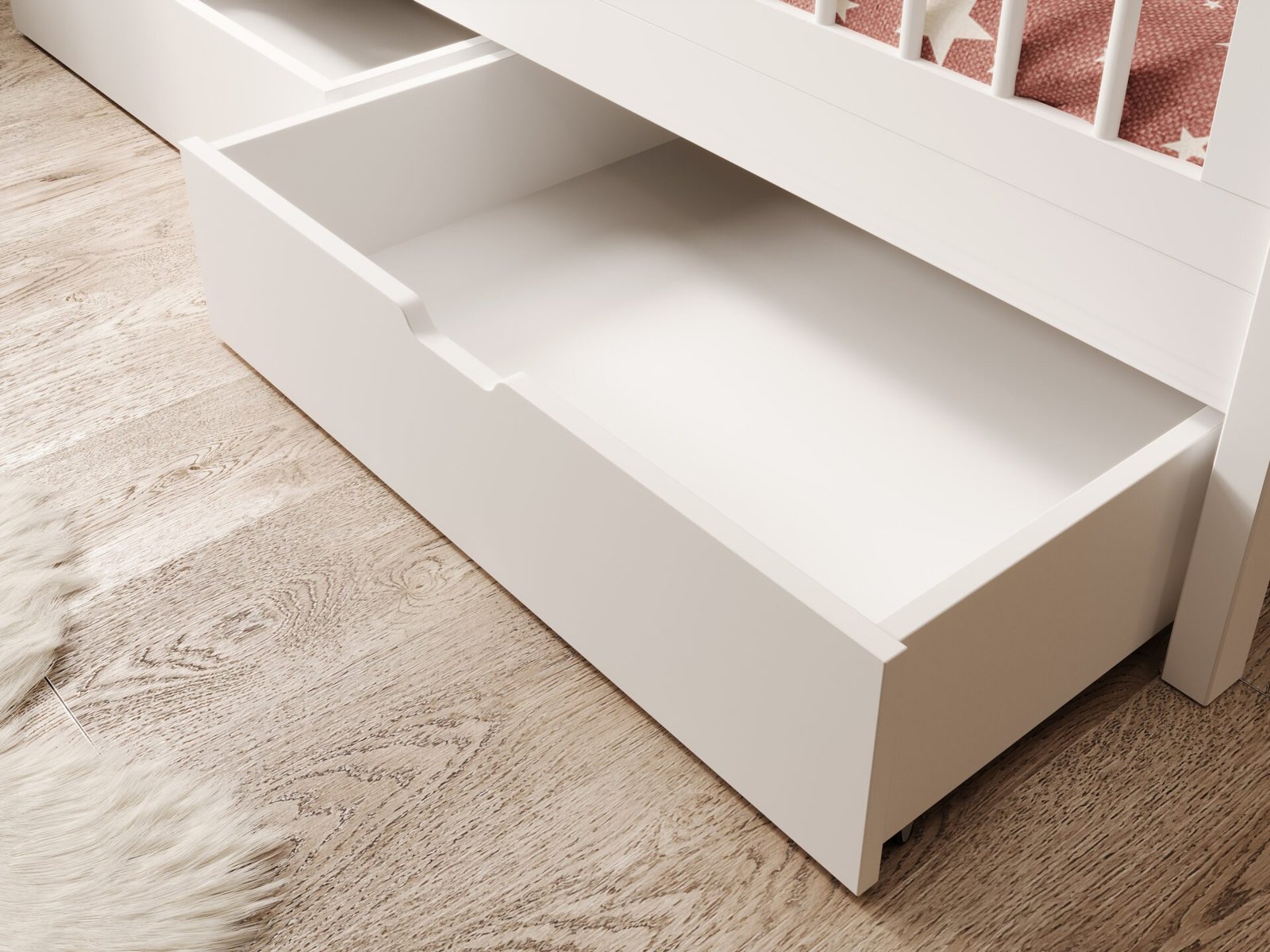 Children's bed with mattress Flora, white, ADRK - Image 3