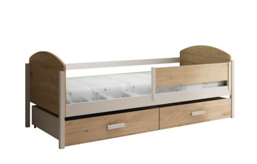 Kalia children’s bed 200×90 white/oak ADRK
