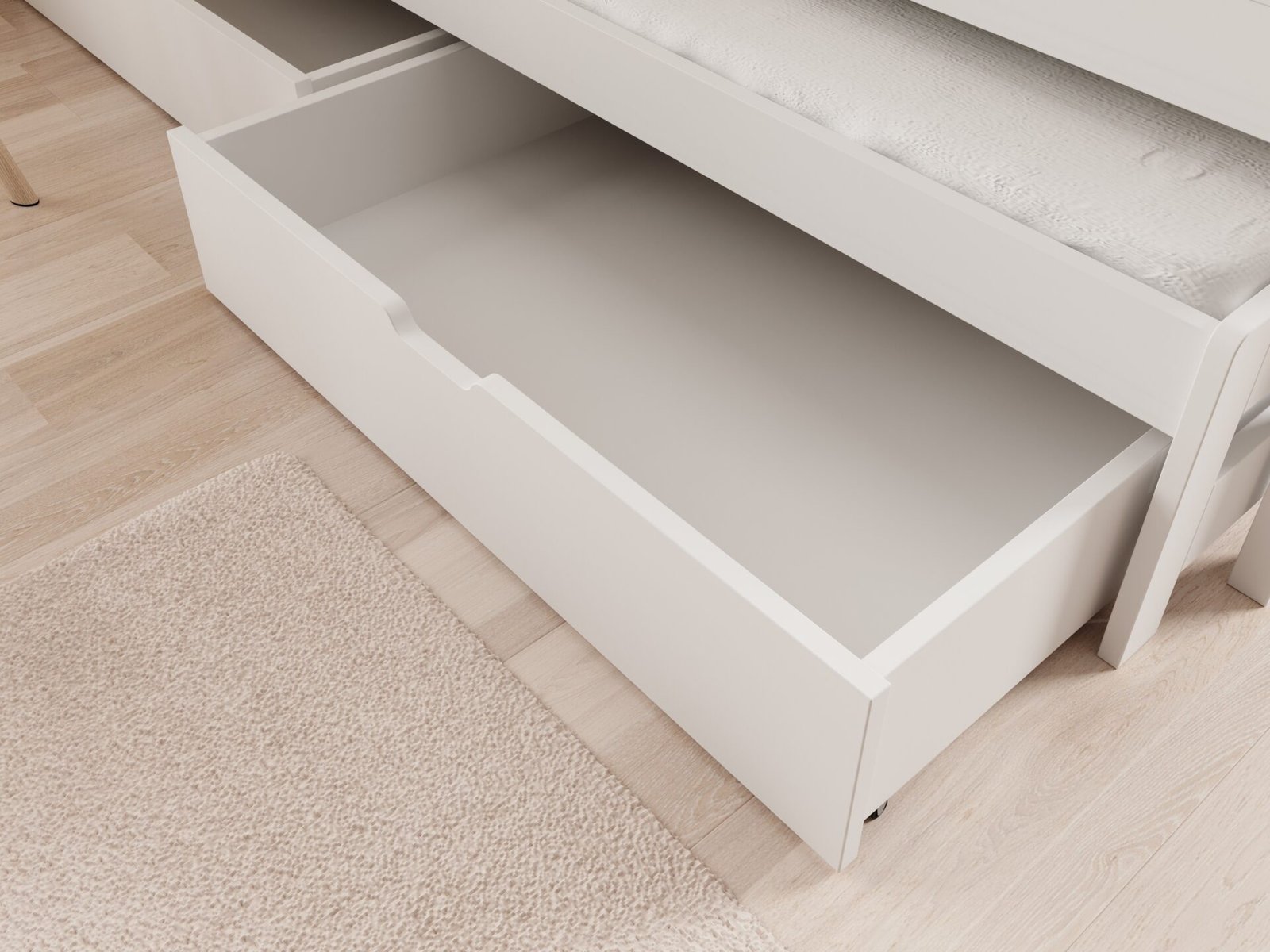 Orio children's bed with mattress, white, ADRK - Image 2