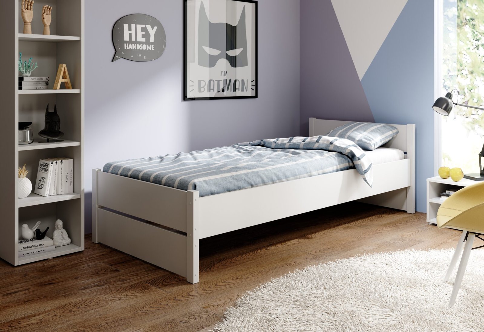 Children's bed with mattress MARCELLO white ADRK - Image 2