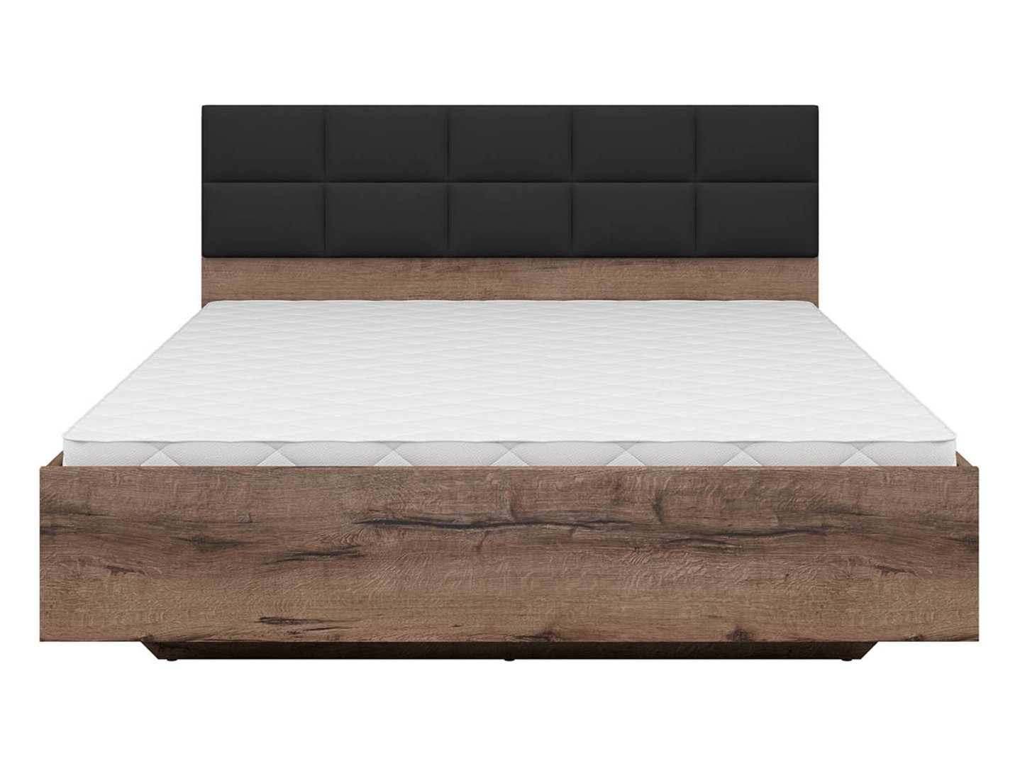 Kassel bed with frame and storage box, 180x200 cm, monastery oak - Image 3