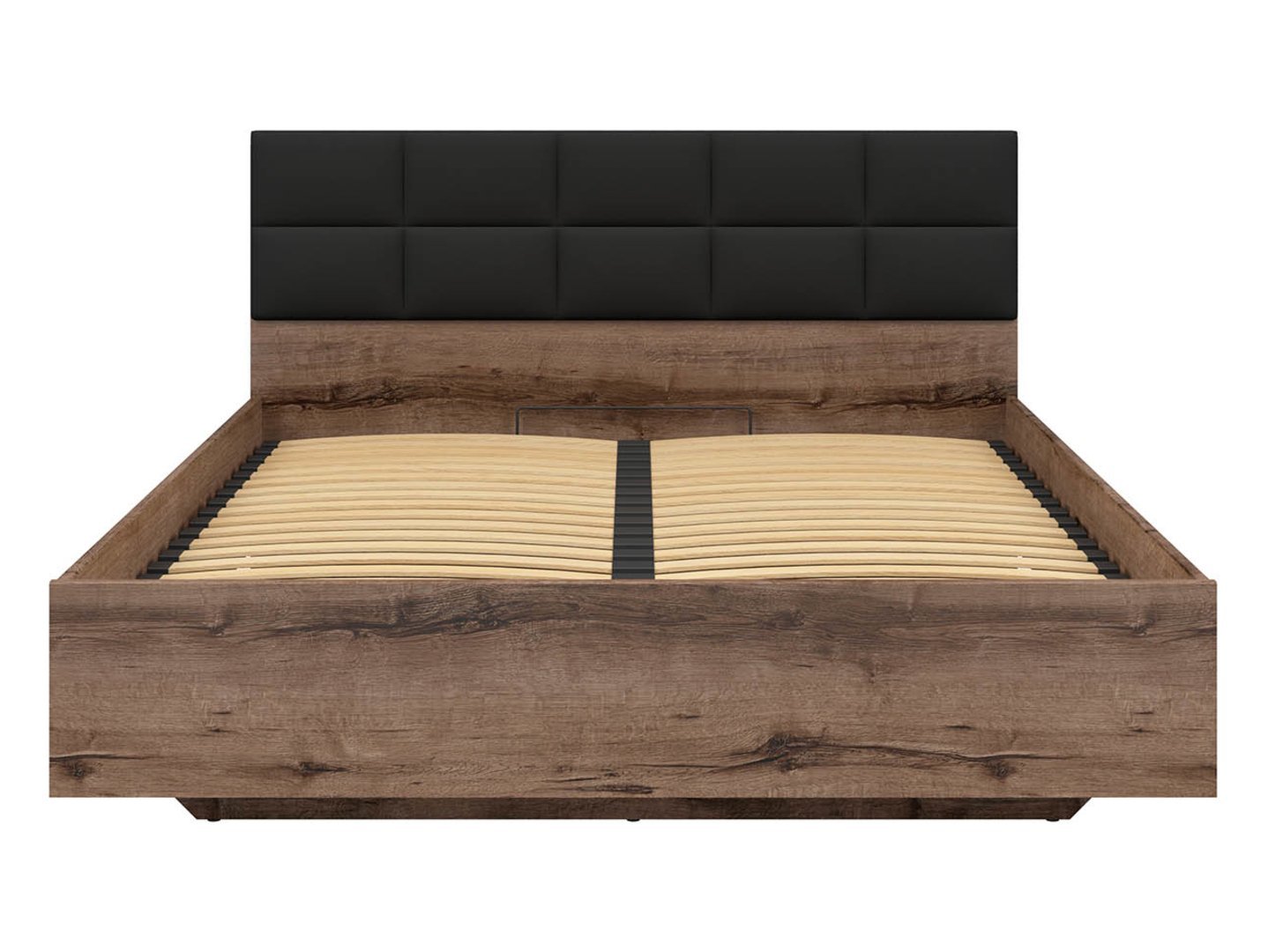 Kassel bed with frame and storage box, 180x200 cm, monastery oak - Image 6