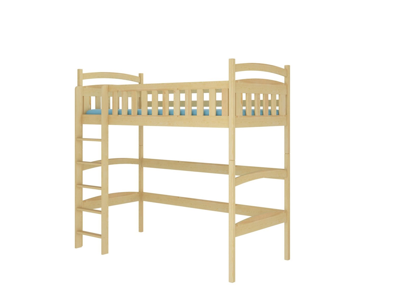 MIAGO mezzanine bunk bed 180x80 pine ADRK