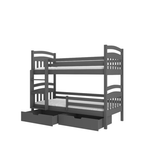 Bunk bed ADA 180×80 graphite color ADRK