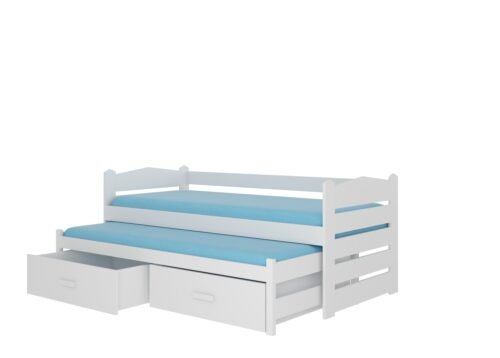 TIARRO double bed 200×90 white ADRK