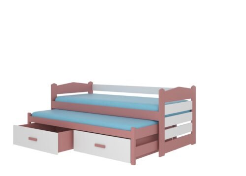 TIARRO double bed 200×90 pine/white ADRK