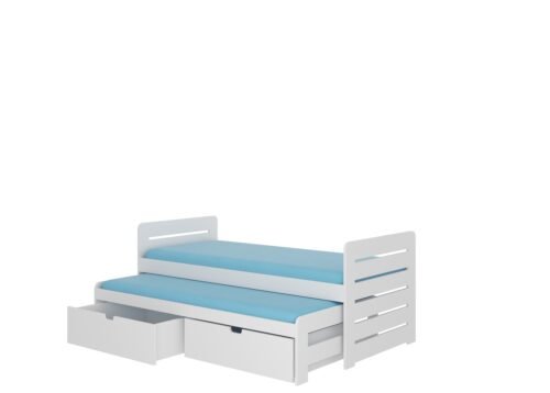 TOMI double bed 200×90 white ADRK