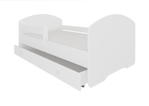 Bed with mattress, slats and drawer PEPE 160×80 white ADRK