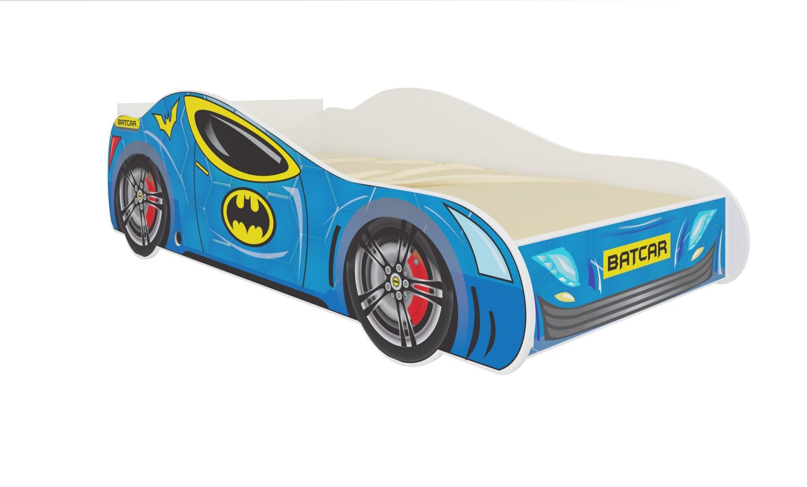 BATCAR bed with mattress 160x80 blue ADRK
