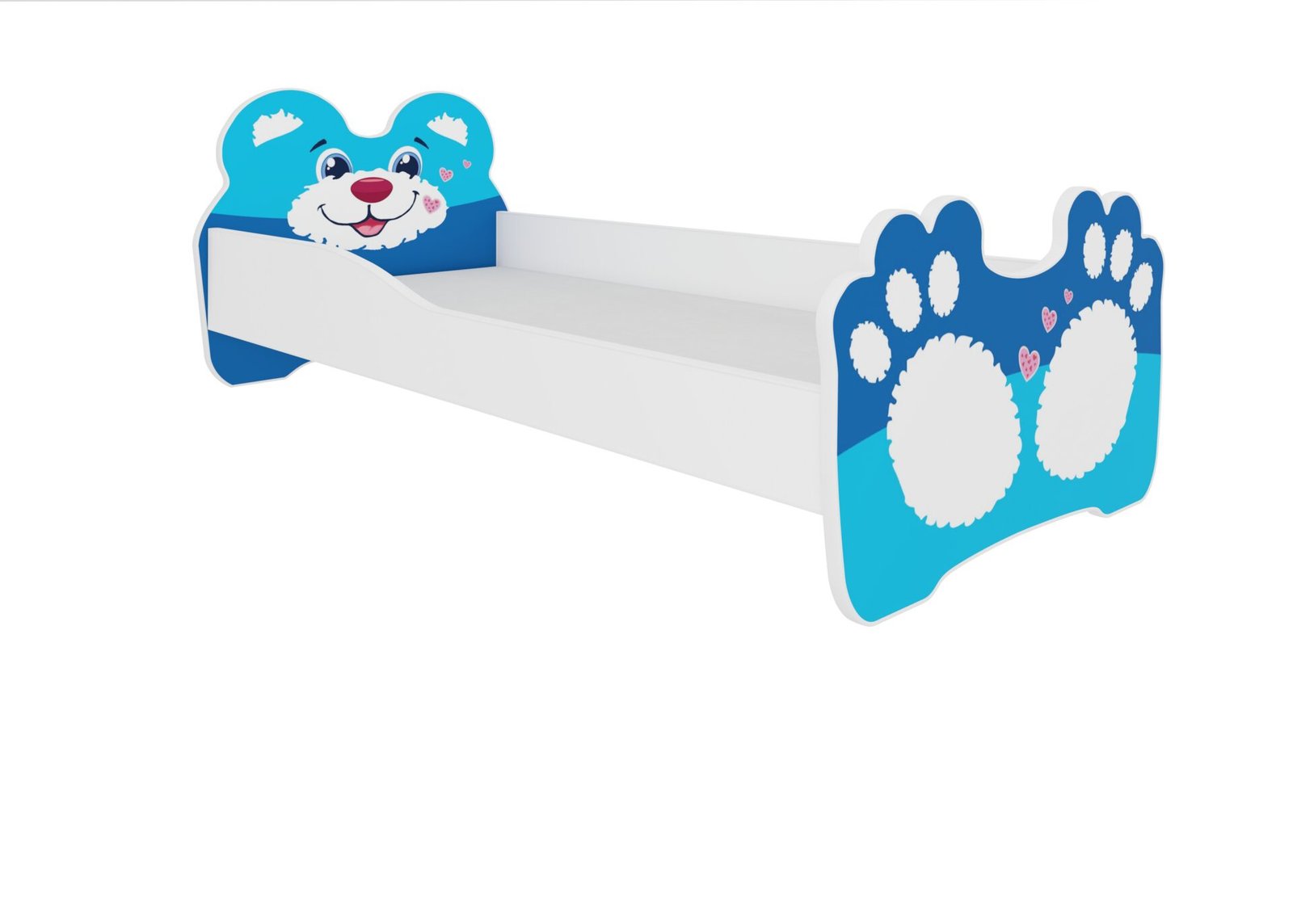Bed with mattress BEAR BLUE 160x80 Blue ADRK