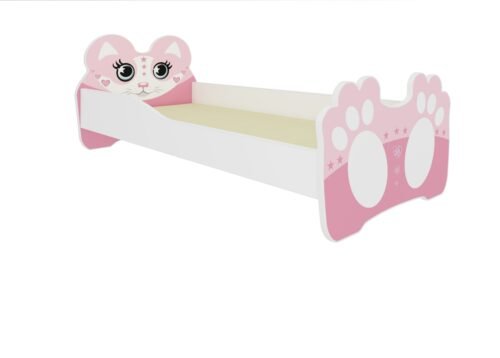 Bed with mattress BEAR PINK 140×70 Pine ADRK