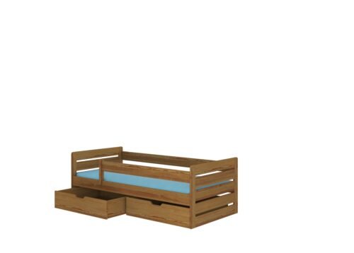 Bed with mattress BEMMA 200×90 oak ADRK