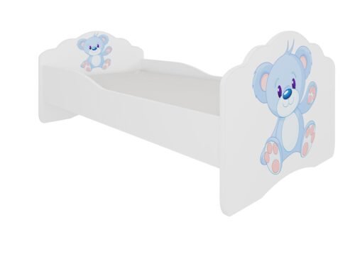 Bed with mattress CASIMO BLUE BEAR 160×80 white ADRK