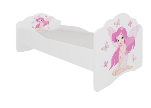 Bed with mattress CASIMO GIRL WITH WINGS 140×70 White ADRK