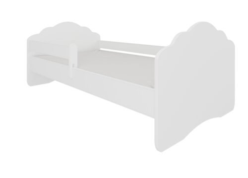 Bed with mattress and cornice CASIMO 140×70 white ADRK