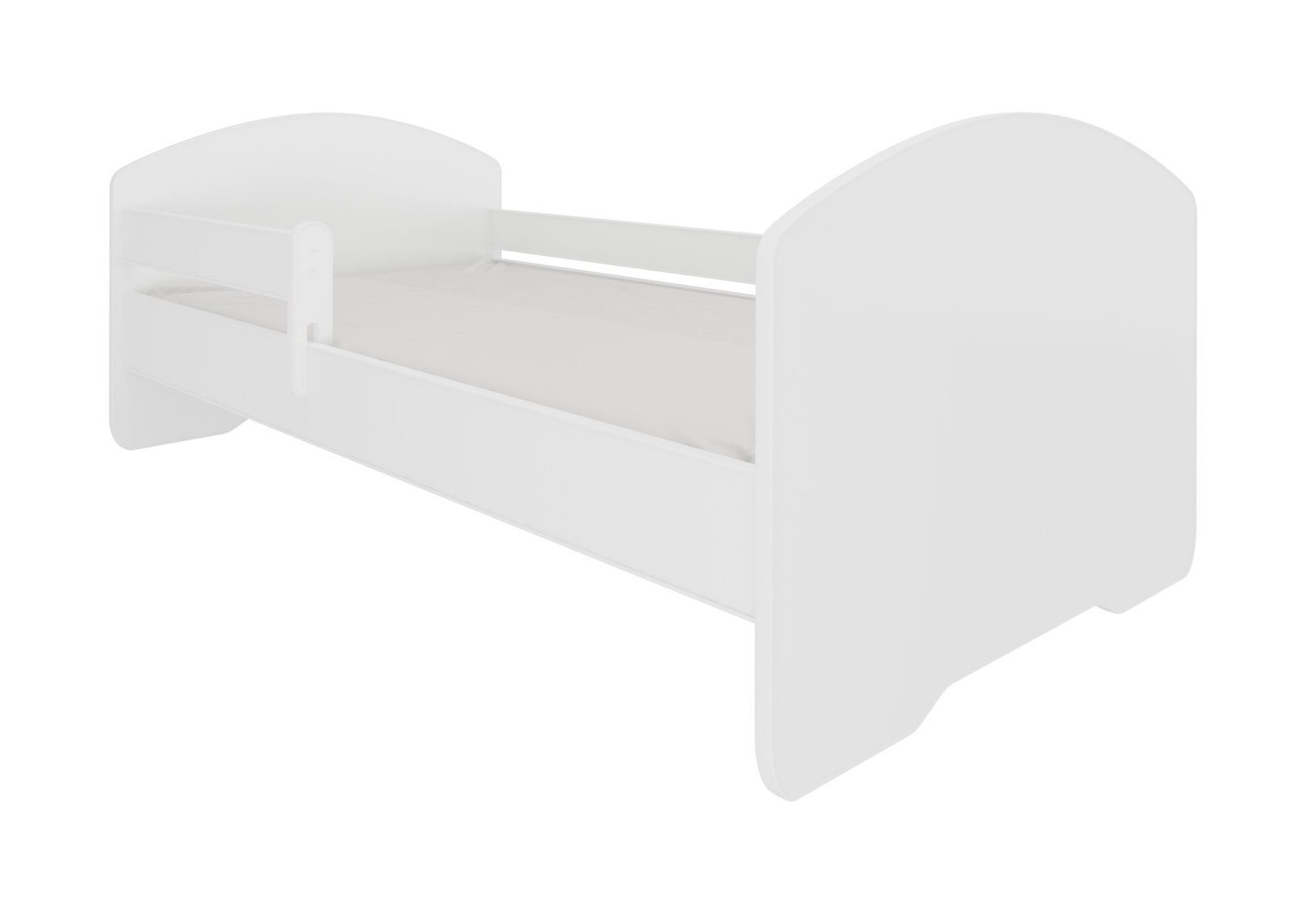 Bed with mattress and cornice PEPE 140x70 white ADRK - Image 3