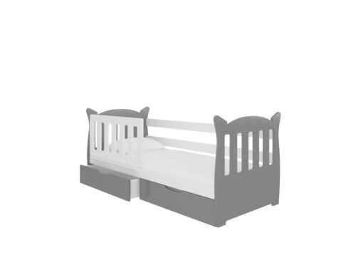 Bed with mattress LENA white/gray ADRK