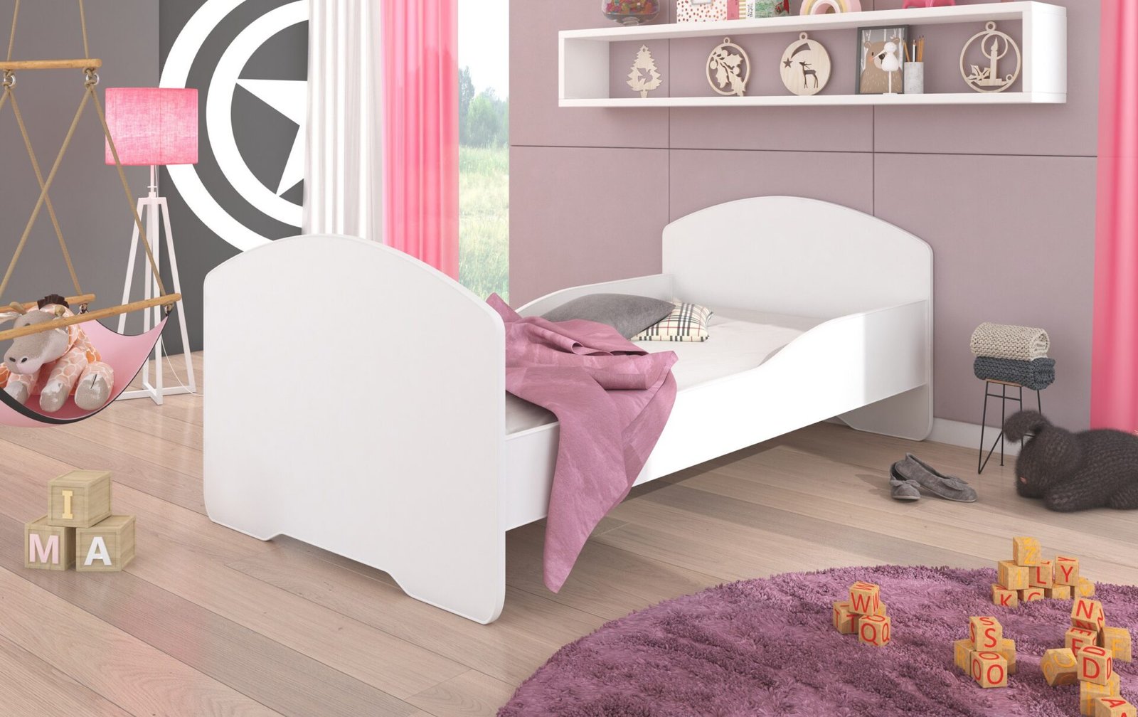 PEPE bed with mattress 140x70 white ADRK