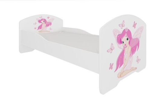 Bed with mattress PEPE GIRL WITH WINGS 140×70 White ADRK