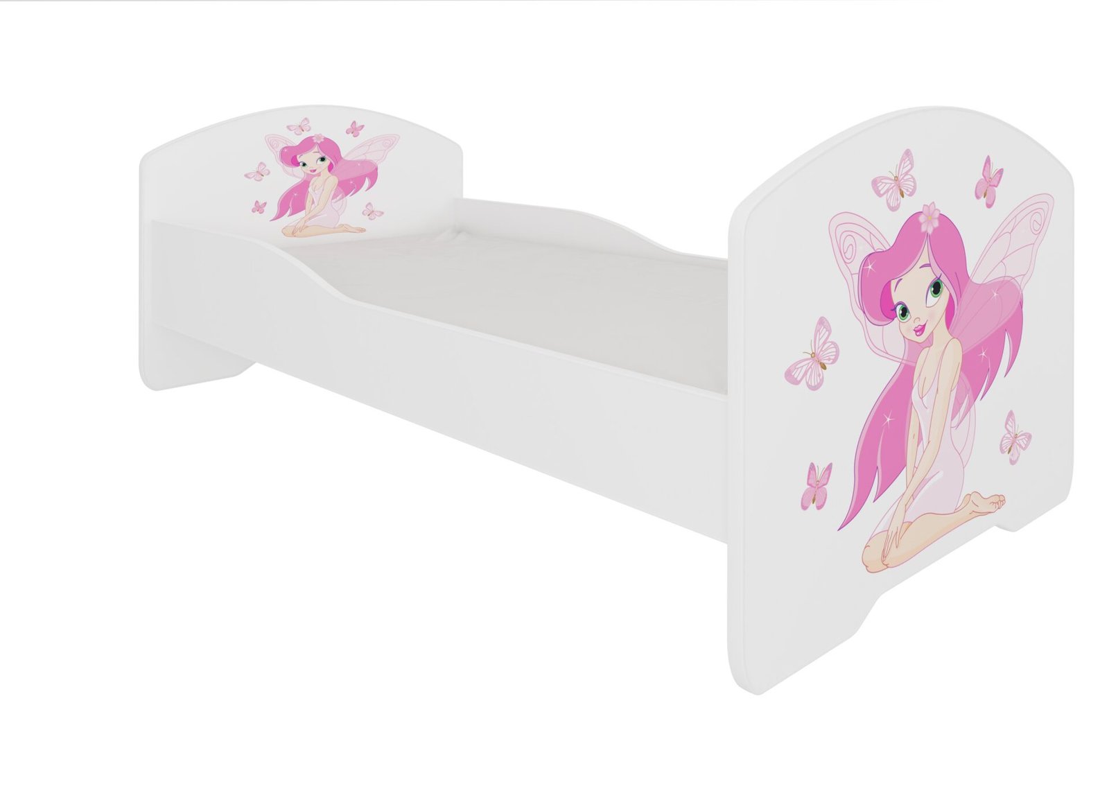 Bed with mattress PEPE GIRL WITH WINGS 140x70 White ADRK
