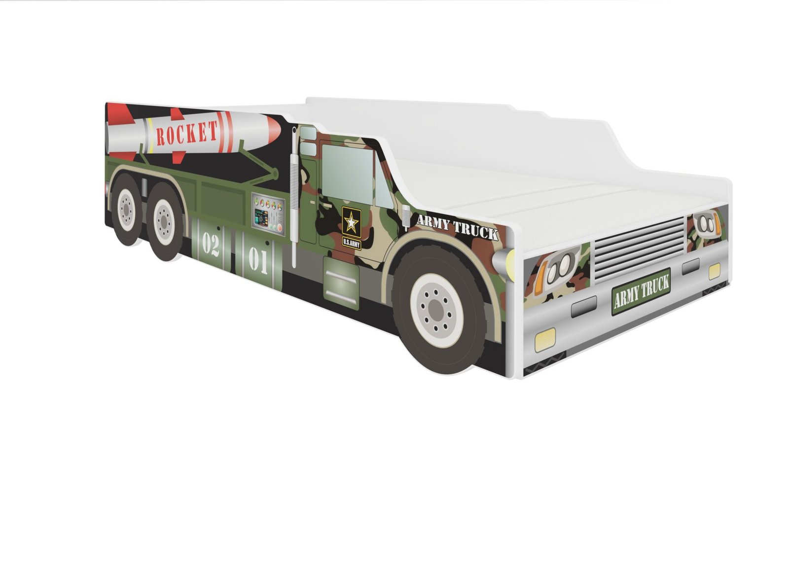 Bed with mattress ROCKET 160x80 ADRK