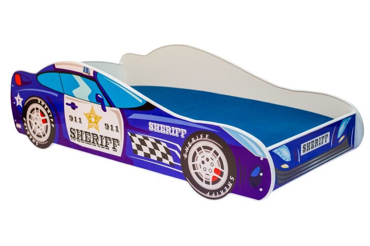 SHERIFF bed with mattress 140x70 blue ADRK